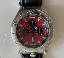 STENDARDO IMMERSION MAD Chrono WR100 orologio subacqueo al quarzo, funzionante.