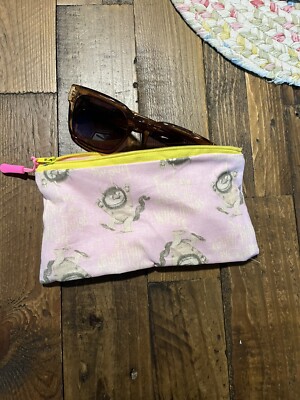 WHERE THE WILD THINGS ARE handmade Pink Eyeglass Pouch NWOT