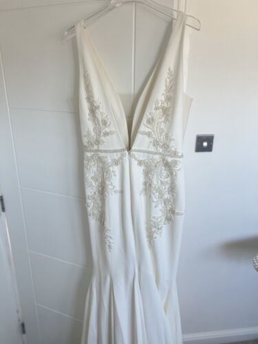 House of Savin Ivory Wedding Dress 12 RRP 3500 - Picture 5 of 14