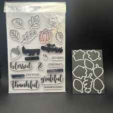 Gina K Designs Absolutely Autumn Fall Photopolymer Stamps and dies pumpkins