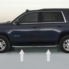 CHROME RUNNING BOARD TRIM MOLDING PACKAGE For 2015-2020 CHEVY TAHOE SUBURBAN