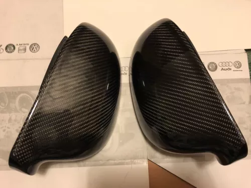 Volkswagen VW Golf Mk5 04-08 Gti Tdi R32 Carbon Fibre Wing Mirror Covers OEM-fit
