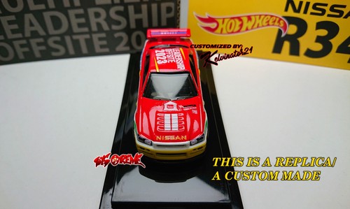 Hot Wheels CUSTOM 2023 INDONESIA PTMI EMPLOYEE CAR Nissan Skyline R34 BOX+CASING - Picture 7 of 23