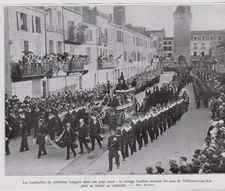 1933 -- VILLENEUVE SUR LOT FUNERAL DU PDT LEYGUES 3D552