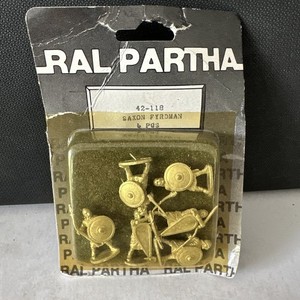 Ral Partha Saxon Fyrdman 6-Piece Set, No. 42-118