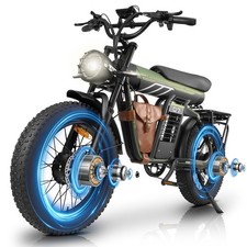 20in Electric Bike 2500W Motor 35MPH for Adult 52V 29AH Off road Mountain Ebike