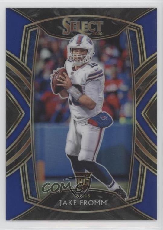 2020 Panini Select Club Level Blue Prizm /75 Jake Fromm #249 Rookie RC