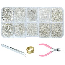 Gacuyi Jewelry Making Supplies Kit, Repair Tools small, White Gold