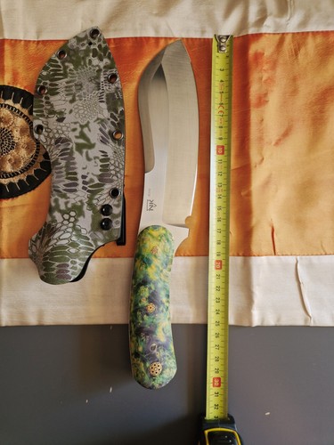 Bushcraftmesser Angel/Jagdmesser Handgefertigt full-tang Nessmuk M390-Stahl - Bild 8 von 8