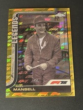 2025 Topps Chrome Logo Fractor F1 Nigel Mansell Gold /50 #160 Formula 1