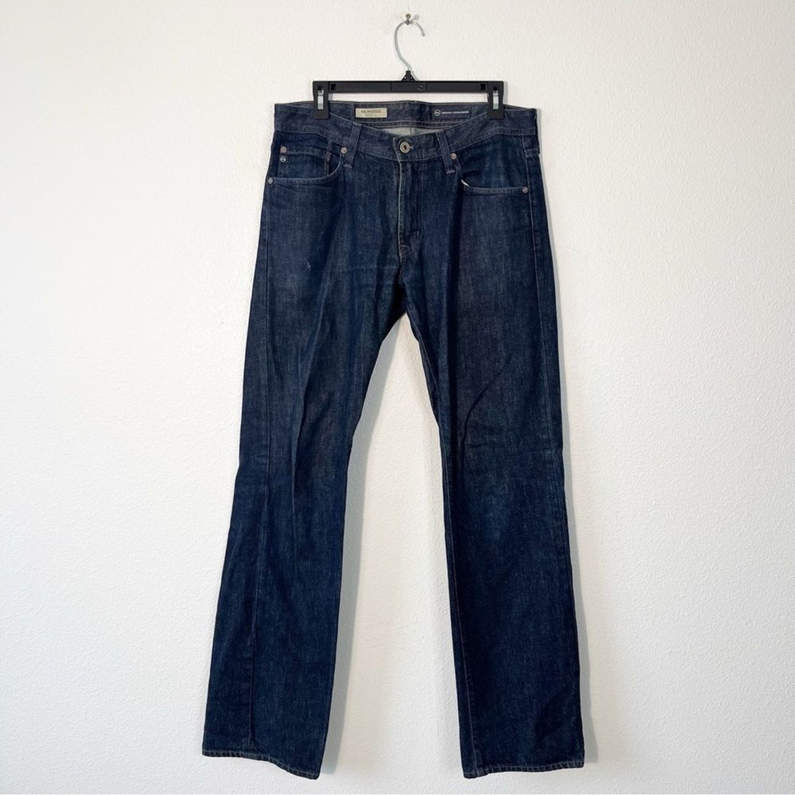 AG Adriano Goldschmied Protege Straight Leg Jeans Blue Size 31 X 34
