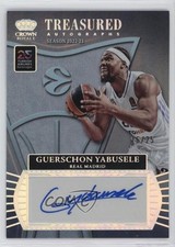 2024-25 Panini Crown Royale EuroLeague Treasured /25 Guerschon Yabusele Auto 3d3