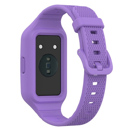 TPE One-piece Textured Watch Band Strap Replacement for Huawei Band 6/7/8 - Picture 14 of 28
