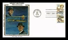 US COVER WRIGHT BROTHERS AVIATION PIONEERS AIR MAIL FDC COLORANO SILK CACHET