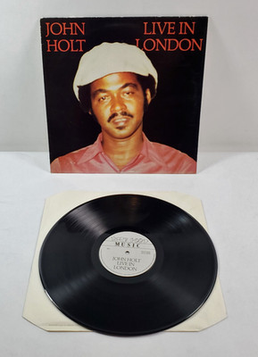 John Holt Live in London LP Vinyl Record Very Good Music Reggae