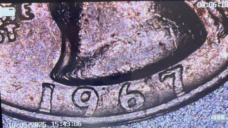 1967 Washington Quarter Rare Errors -Double Die Obverse And Reverse, No Mint - Image 3 of 4