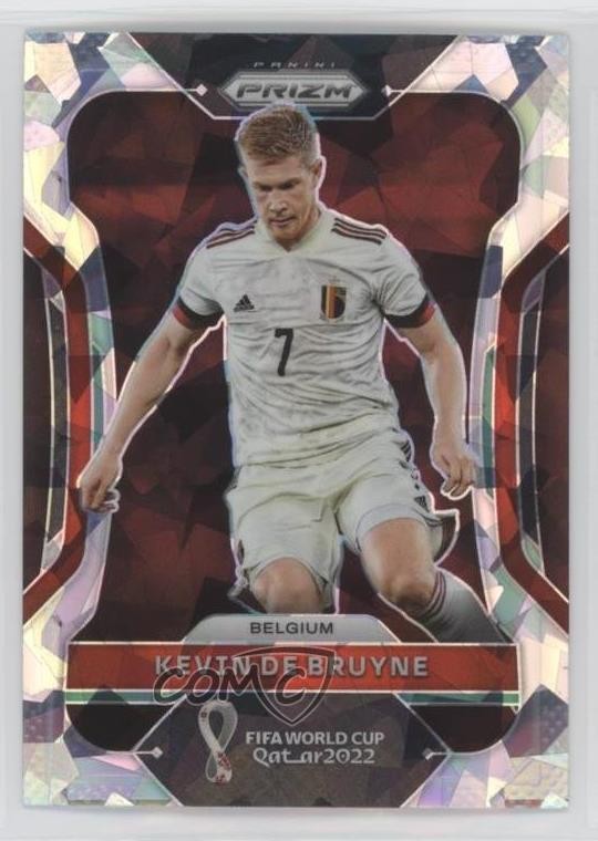 2022 Panini Prizm World Cup Qatar Ice Prizm Kevin de Bruyne #19 6ns