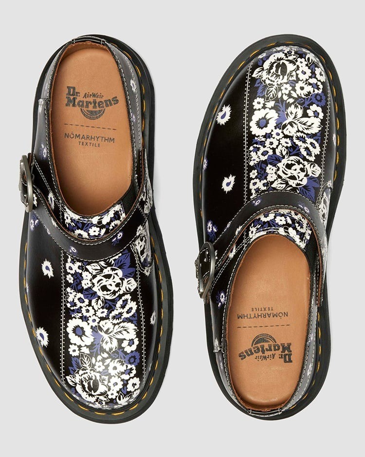 Dr. Martens ISHAM NOMARHYTHM TEXTILE Sandals White Multi Bandana