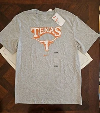 Nike University of Texas Legacy Arch Men's College T-Shirt Heather Grey Sz M