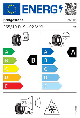 Étiquette pneumatique