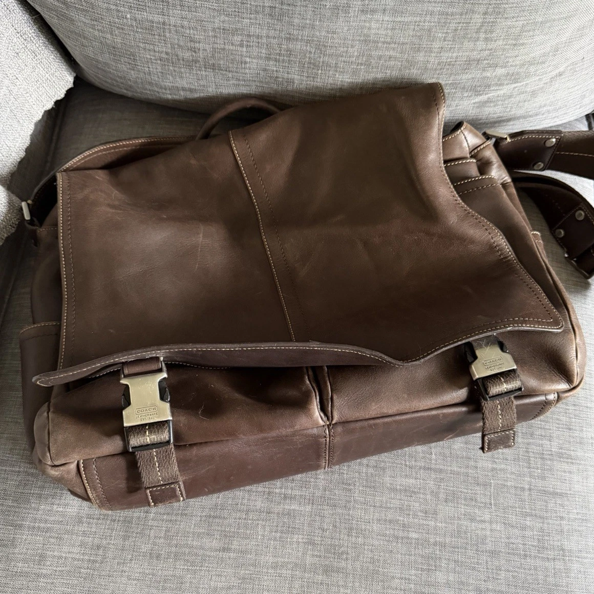 coach canvas messenger bag products for sale | eBay