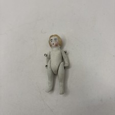 Antique Miniature BISQUE Jointed DOLL Porcelain Made in GERMANY 2.25
