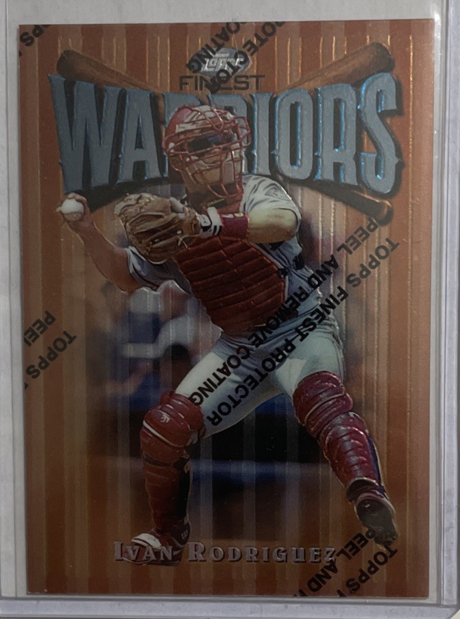 1997 Topps Finest Baseball Ivan Rodriguez Base Card #90 Complete Your Set! ⚾️