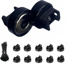 Heavy-Duty Magnetic Zip Tie Mounts,10Pcs Multipurpose Cable Holder with Nylon Ca
