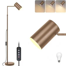 Arc Floor Lamp for Living Room with Timer, Stepless Dimmable,Height Adjustabl...