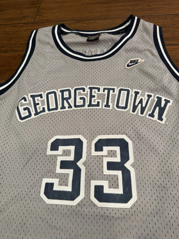Camiseta deportiva de baloncesto vintage Nike NCAA Georgetown Patrick Ewing, talla XXL Foto 3 de 4