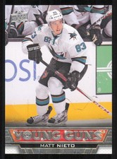 2013-14 Upper Deck #247 Matt Nieto Young Guns RC