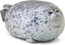 Chubby Blob Seal Pillow,Stuffed Cotton Plush Animal Toy Cute Ocean Small 11.8 in