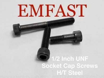 1/2 UNF x verschiedene Längen Stahl Zylinderschrauben mit Innensechskant vereinheitlicht fein