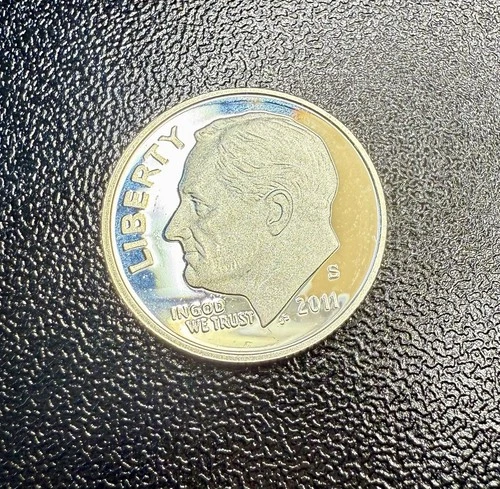 2011-S Roosevelt Silver Proof Dime – Deep Cameo Example
