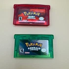 Pokemon Ruby & Emerald Set GBA Overseas Edition USA Version E Rated