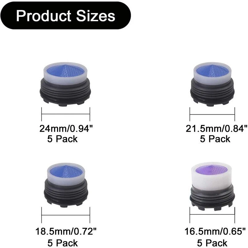 8 Stück Perlatoren Für Wasserhähne,Wasserhahn Sieb,Strahlregler Wasserhahn,Sieb. - Bild 2 von 4