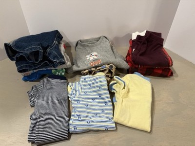 Lot Of 11 Baby Boys Clothes Disney Carters Baby Gap Excellent Condition
