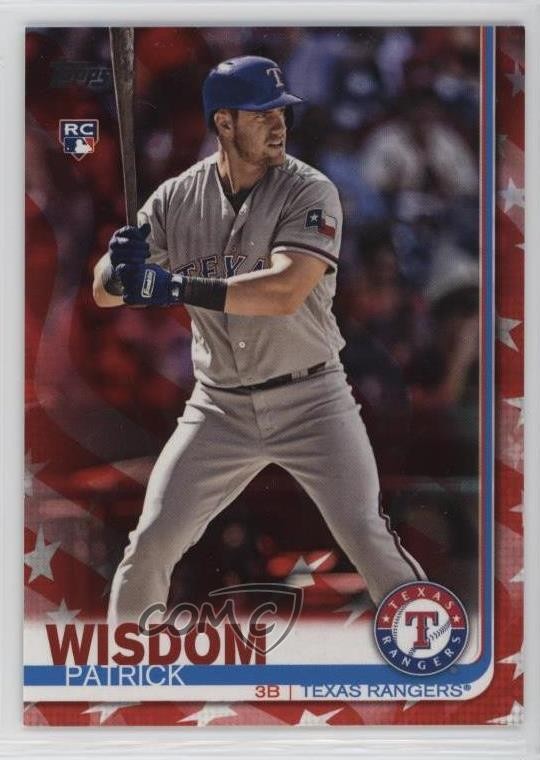 2019 Topps Independence Day 62/76 Patrick Wisdom #578 8cx