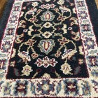 Dollhouse Hand - Tufted Carpet Oriental Wool Rug 11" X 9" — photo 1