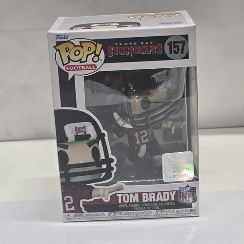 Funko Pop Tom Brady NFL #157 Tampa Bay Buccaneers Football Figure New