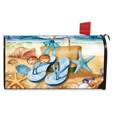 Briarwood Lane Welcome To the Beach Oversized Mailbox Cover