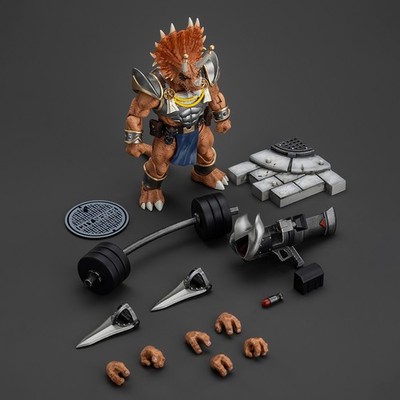 HIPLAY JOYTOY 1/18 TMNT-Captain Zorax & Adjutant Zork &Triceraton