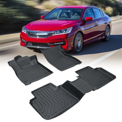 Cargo liner Car Floor Mats for 18-23 Honda Accord TPE Rubber Carpets Replacement