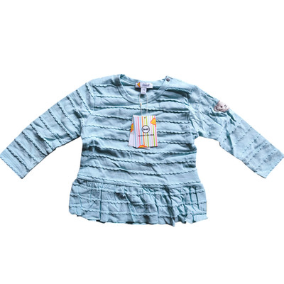 Steiff baby girls summer dress size 74 (6-9 months) long sleeve new