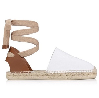 Christian Louboutin Nanou Lace Flat women s espadrille sandals EU 37 US 7 $695