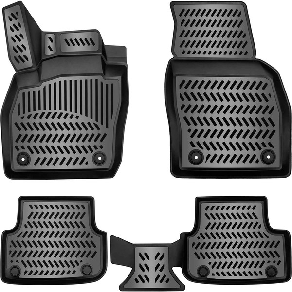 Elmasline 3D Gummimatten FüR Vw Taigo Ab 2021 | Hoher Rand-image
