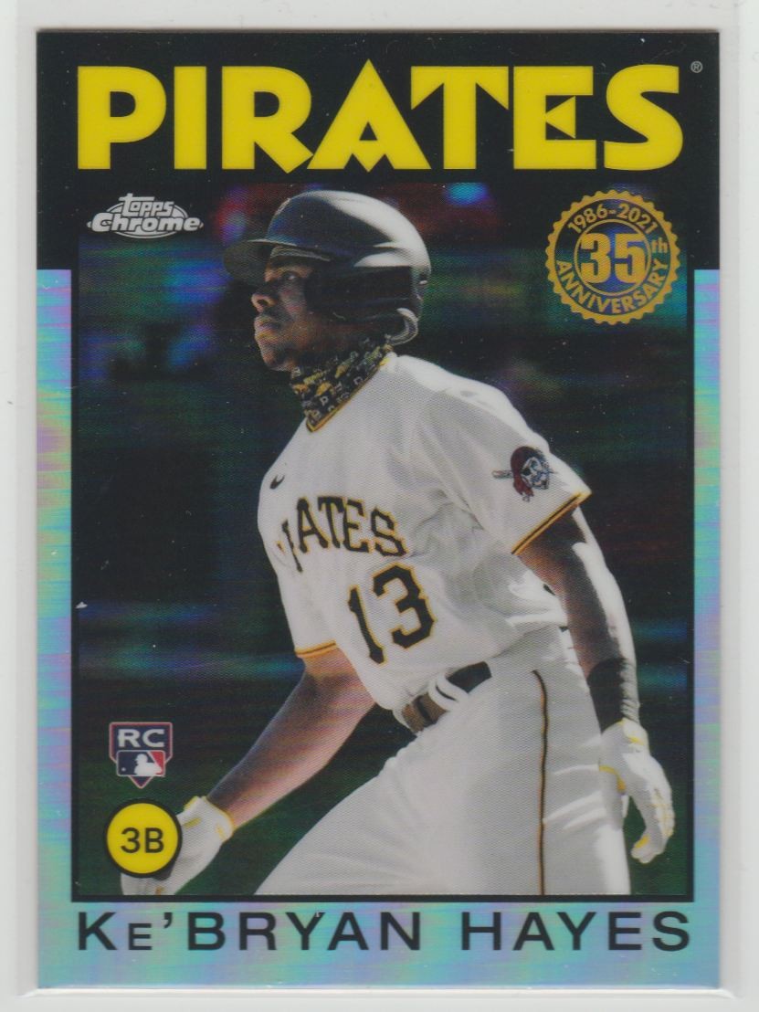 2021 Topps Chrome Ke'Bryan Hayes Rookie Philadelphia Phillies / Pittsburgh