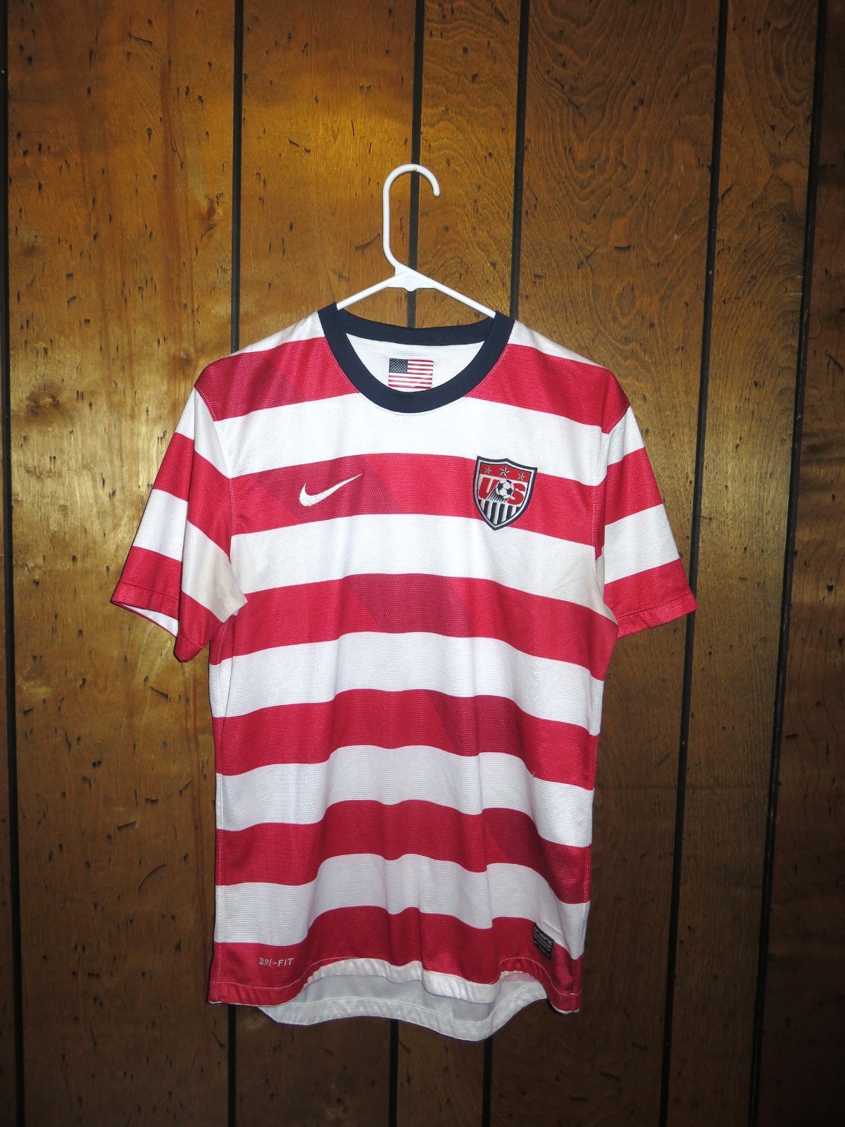 Vintage Nike 2012 USA USMNT Waldo Original Authentic Soccer Jersey Kit M