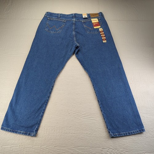 Pantalones de mezclilla Wrangler Rugged Wear azules para hombre talla 42x30 calce relajado 100 % algodón nuevos - Imagen 4 de 14