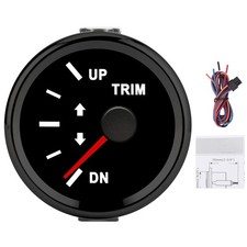 Boat Trim Balance Gauge Meter Accurate Display IP67 Waterproof